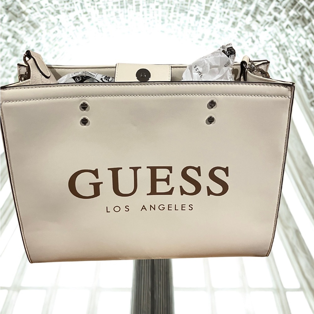 NWT Guess Lindey Mini Tote w/thick Strap
